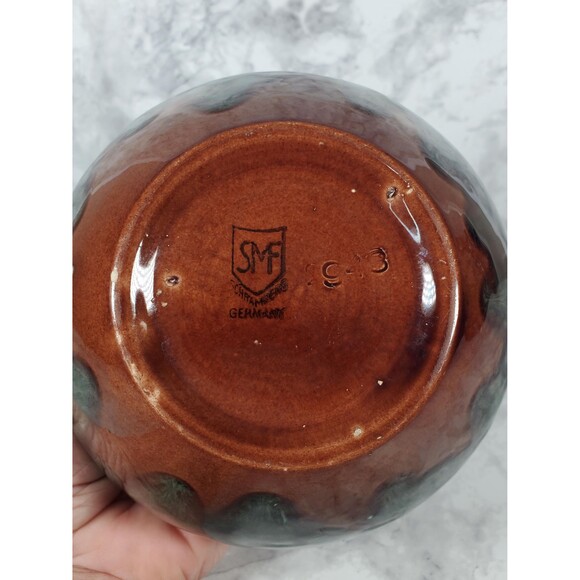Vintage SMF Scharnberg Germany 2943 Pottery Urn Vase - Picture 4 of 8